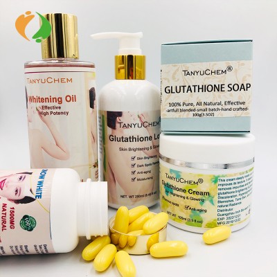 Private Label Available Skin Care Glutathione Skin Brightening Whitening Cream Set