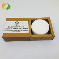 Private Label Available Round Shape Skin White Glutathione Soap with Kojic